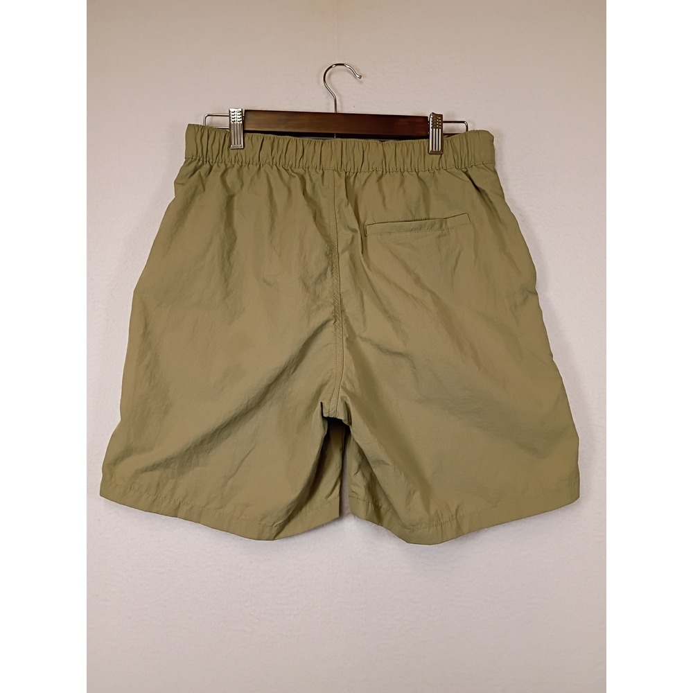 Gorpcore Old Navy Mens Small Olive Green Nylon Utility Cargo Hiking Shorts